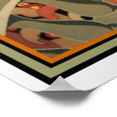 Halouze Ca 1925 16 x 20著「Le Messager」 ポスター (角)