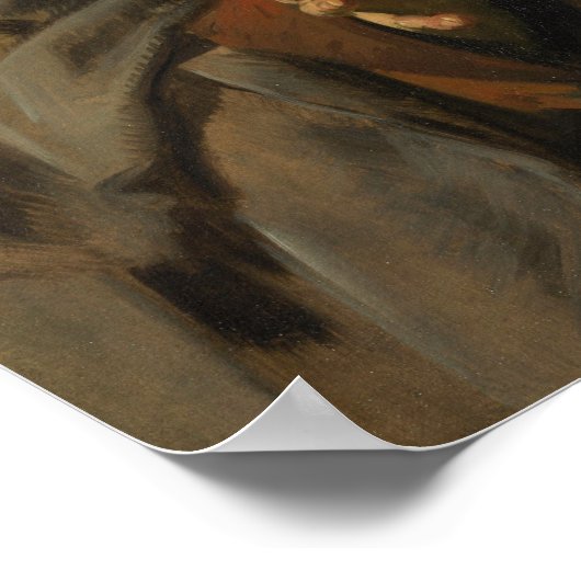 Hals -スカルの若者 ポスター (角)