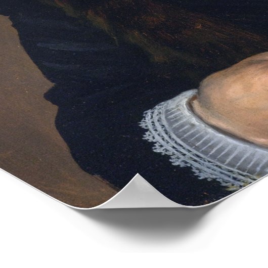 Hals – 本を持つ ポスター (角)