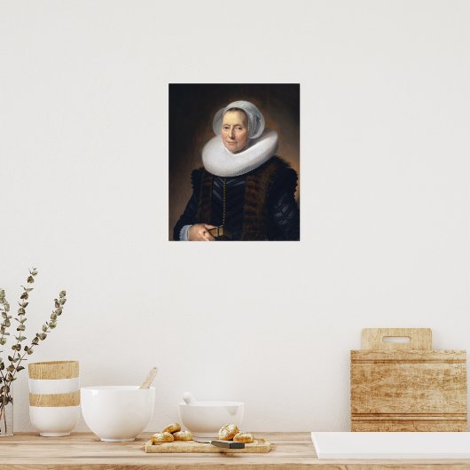 Hals – 本を持つ ポスター (キッチン)