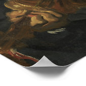 Hals – 男遊のバイオリン砂丘の風景 ポスター (角)