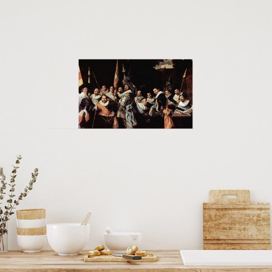 Hals - Saint Adrien Archers 1633 ポスター (キッチン)
