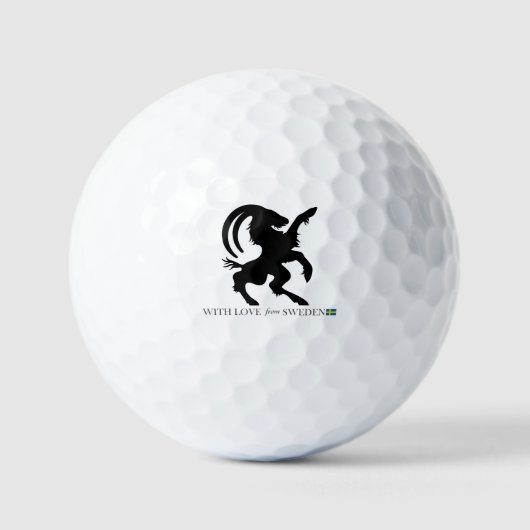 Hälsingebocken golf boll ゴルフボール (正面)