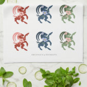 Hälsingebocken Kökshandduk - Lina RBG キッチンタオル (折り畳み)