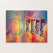 HALT回復スローガンサンライズ ジグソーパズル (横)