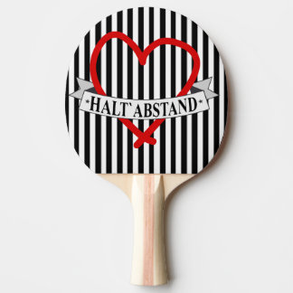 HALT ABSTAND mit Herz 卓球ラケット
