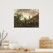 Halt at the Inn - Isack van Ostadeファインアートポスター ポスター (キッチン)