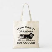 Hamラジオおばあちゃんが普通のおばあちゃんのようにクール トートバッグ (裏面)