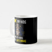 Hamラジオおもしろいオペレーターギフトアマチュア放送 コーヒーマグカップ (正面左)