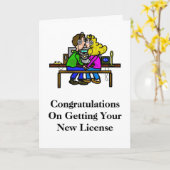 Hamラジオ夫婦の結婚または結婚カード カード (黄色い花)