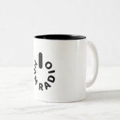 HAMラジオ搭載 ツートーンマグカップ (正面右)