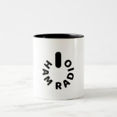 HAMラジオ搭載 ツートーンマグカップ (中央)