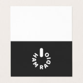 HAMラジオ搭載 名刺 (外部フラット)