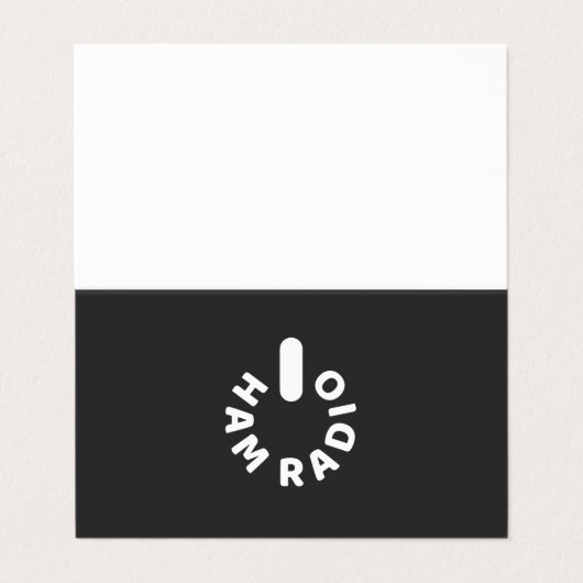 HAMラジオ搭載 名刺 (外部フラット)