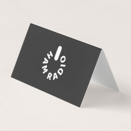 HAMラジオ搭載 名刺