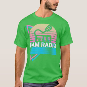 Hamラジオ運営者アマチュア無線レトロギフト Tシャツ