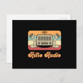 HAM無線アンテナ素人コード操作者ギフトアイディア ポストカード (正面/裏面)