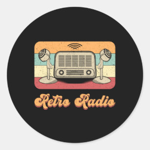 HAM無線アンテナ素人コード操作者ギフトアイディア ラウンドシール