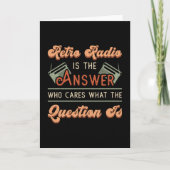 HAM無線オペレータアンテナ周波数アマチュアギフト カード (正面)