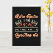 HAM無線オペレータアンテナ周波数アマチュアギフト カード (黄色い花)