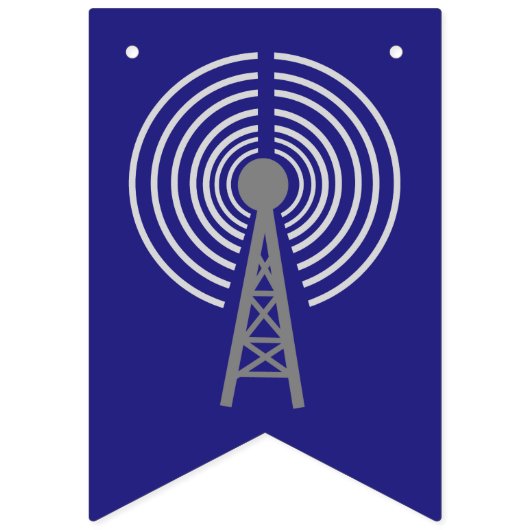 Ham無線呼び出しカスタマイズサインパーティーバナー バンティングフラッグ (第1の旗)