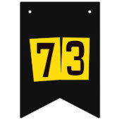 Ham無線呼び出しカスタマイズサインパーティーバナー バンティングフラッグ (第3の旗)