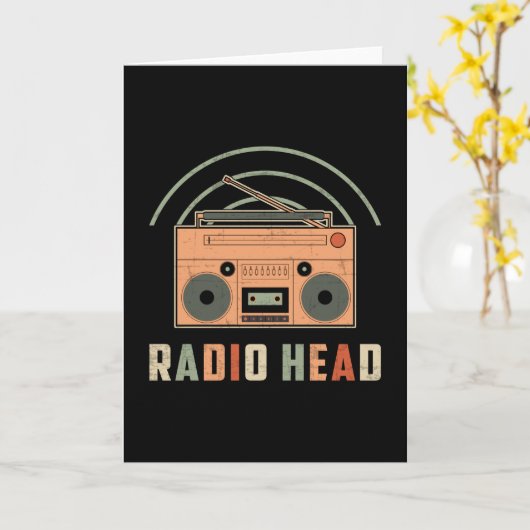 HAM無線操作者空中線アマチュアコードギフトアイディア カード (黄色い花)