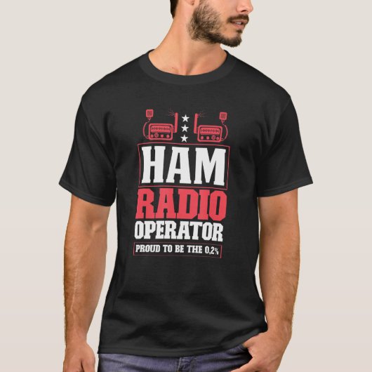Ham無線機無線機素人無線信号2 Tシャツ (正面)