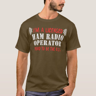 Ham無線誇りを持った通信士 Tシャツ