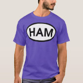 HAM amateur radio Tシャツ (正面)