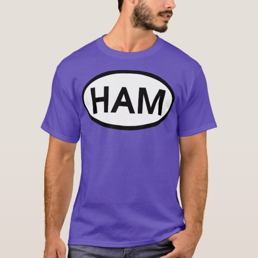 HAM amateur radio Tシャツ (正面)