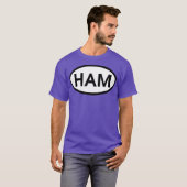 HAM amateur radio Tシャツ (正面フル)