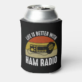 Ham Radioの方が人生の方が良い 缶クーラー (缶裏面)