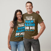 Ham RadioまたはMe Morseコードのオペレータを修復する Tシャツ (ユニセックス)