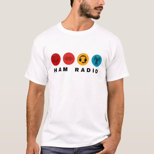 Ham RadioオペレクールータTシャツ Tシャツ (正面)