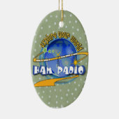 HAM RADIO – あなたの世界を探索 セラミックオーナメント (右)