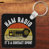 Ham Radio – スポーツ連絡だ キーホルダー (裏面)