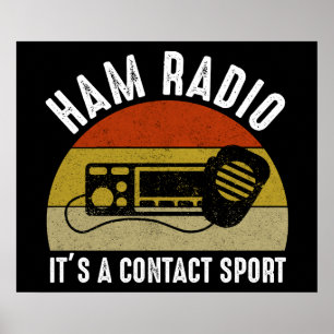Ham Radio – スポーツ連絡だ ポスター