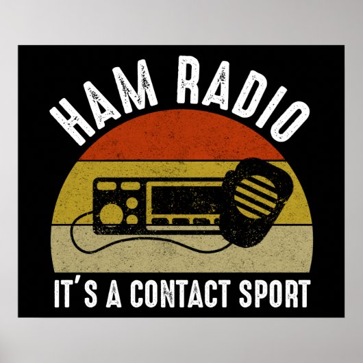 Ham Radio – スポーツ連絡だ ポスター (正面)