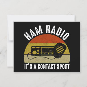 Ham Radio – スポーツ連絡だ ポストカード
