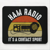Ham Radio – スポーツ連絡だ マウスパッド (正面)