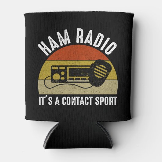 Ham Radio – スポーツ連絡だ 缶クーラー (正面)