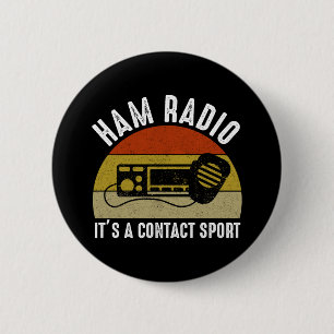 Ham Radio – スポーツ連絡だ 缶バッジ