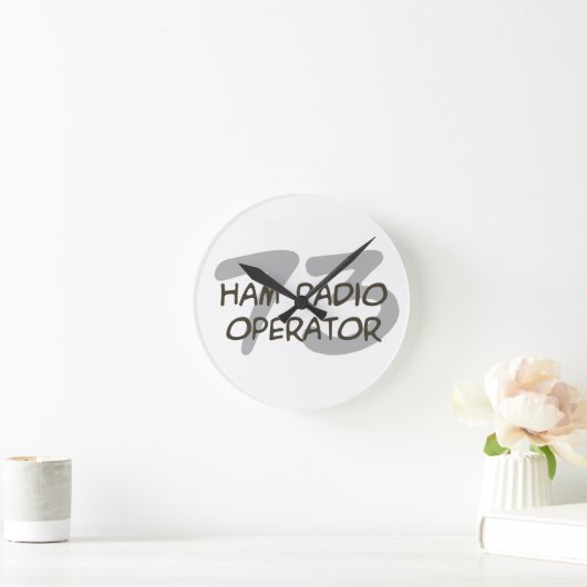 Ham Radio ラウンド壁時計 (ホーム)