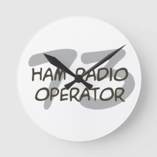 Ham Radio ラウンド壁時計