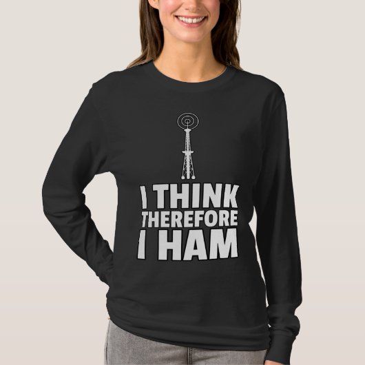 Ham Radio Amateur Radio Tシャツ (正面)