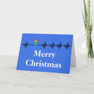 Ham Radio Christmas Transmitter & Frequency Card シーズンカード