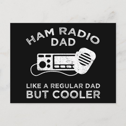 Ham Radio Dad - Like A Regular Dad But Cooler ポストカード (正面)