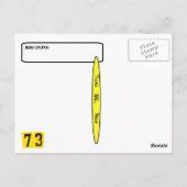 Ham Radio Evolution QSLカードカス   タマイズ! ポストカード (裏面)