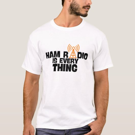 Ham Radio is All Tシャツ (正面)
